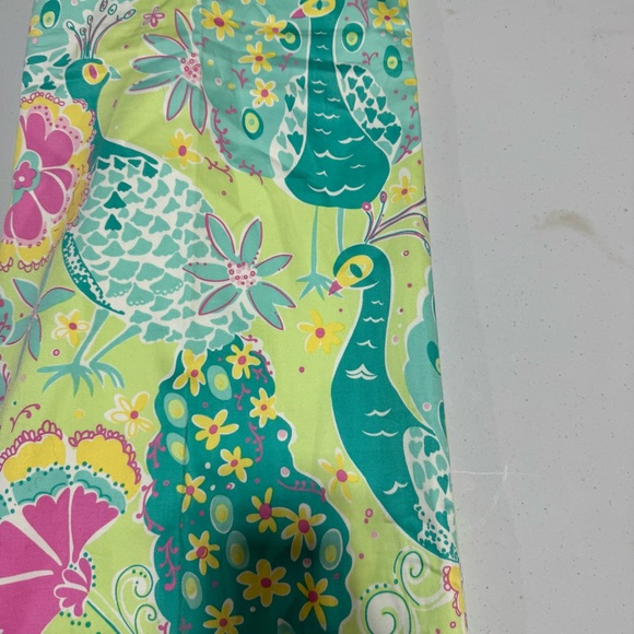 Lilly Pulitzer Peacock 🦚 Cotton Wide Leg Pant. Size 6 - Picture 11 of 11